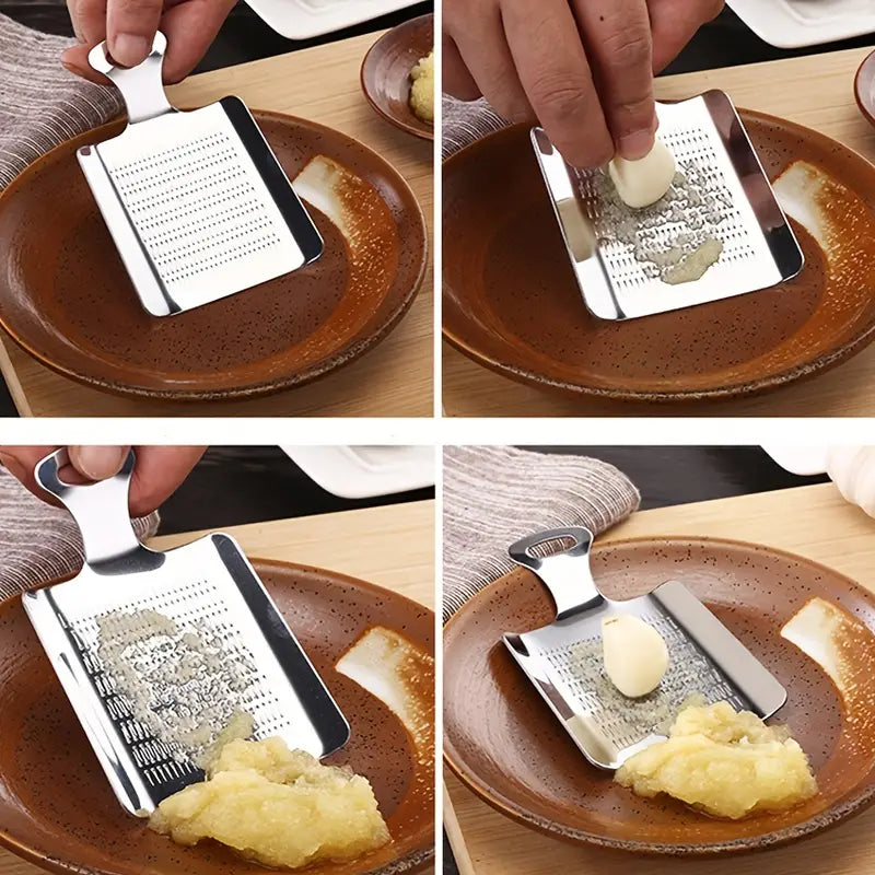 Stainless Steel Garlic Grater And Vegetable Grinder