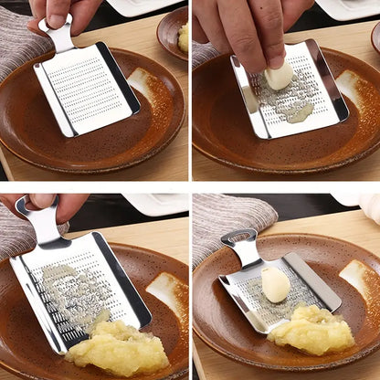 Stainless Steel Garlic Grater And Vegetable Grinder